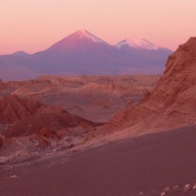 Burning Volcanoes Licancabur and Juriques